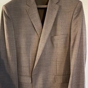 Jos A Bank Traveler Blazer 52R Dark Heather Gray Sport Coat Wrinkle Resistant